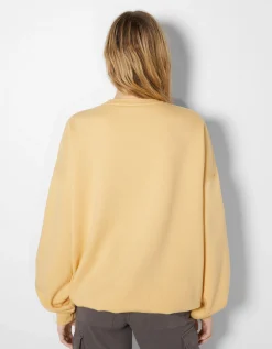 FEMME BERSHKA Pulls*Sweat ample imprimé