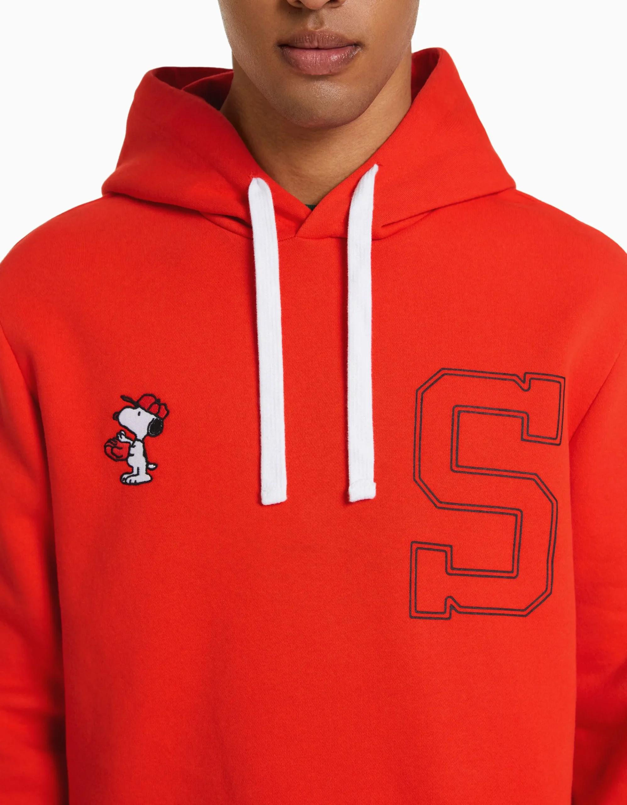 FEMME BERSHKA Cartoons*Sweat capuche brodé Snoopy
