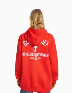 FEMME BERSHKA Cartoons*Sweat capuche brodé Snoopy