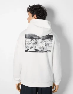 HOMME BERSHKA Sweats*Sweat capuche Gremlins