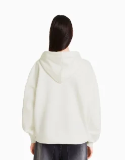 FEMME BERSHKA Sweats*Sweat capuche imprimé Ariana Grande