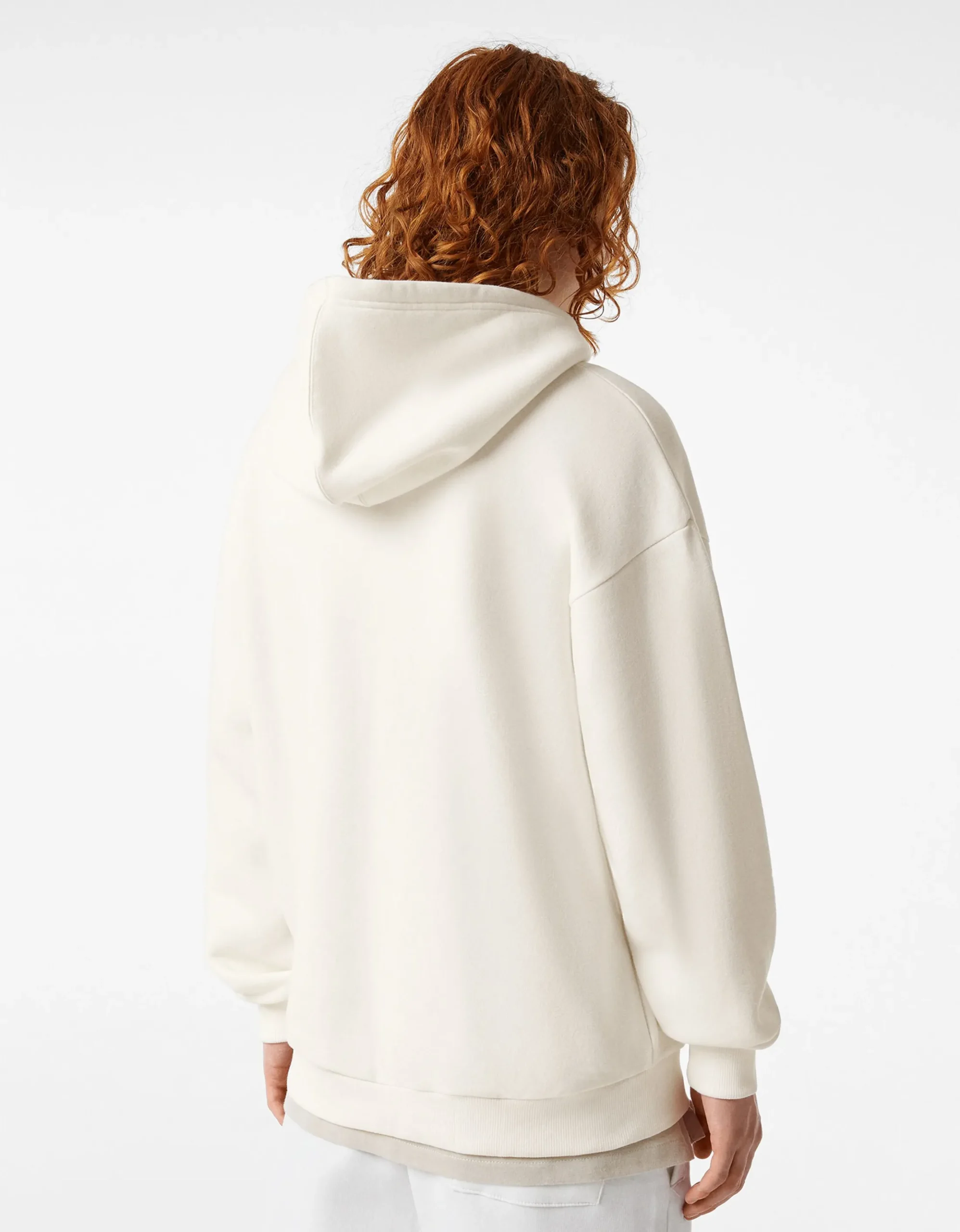 FEMME BERSHKA Personnalisables*Sweat capuche oversize