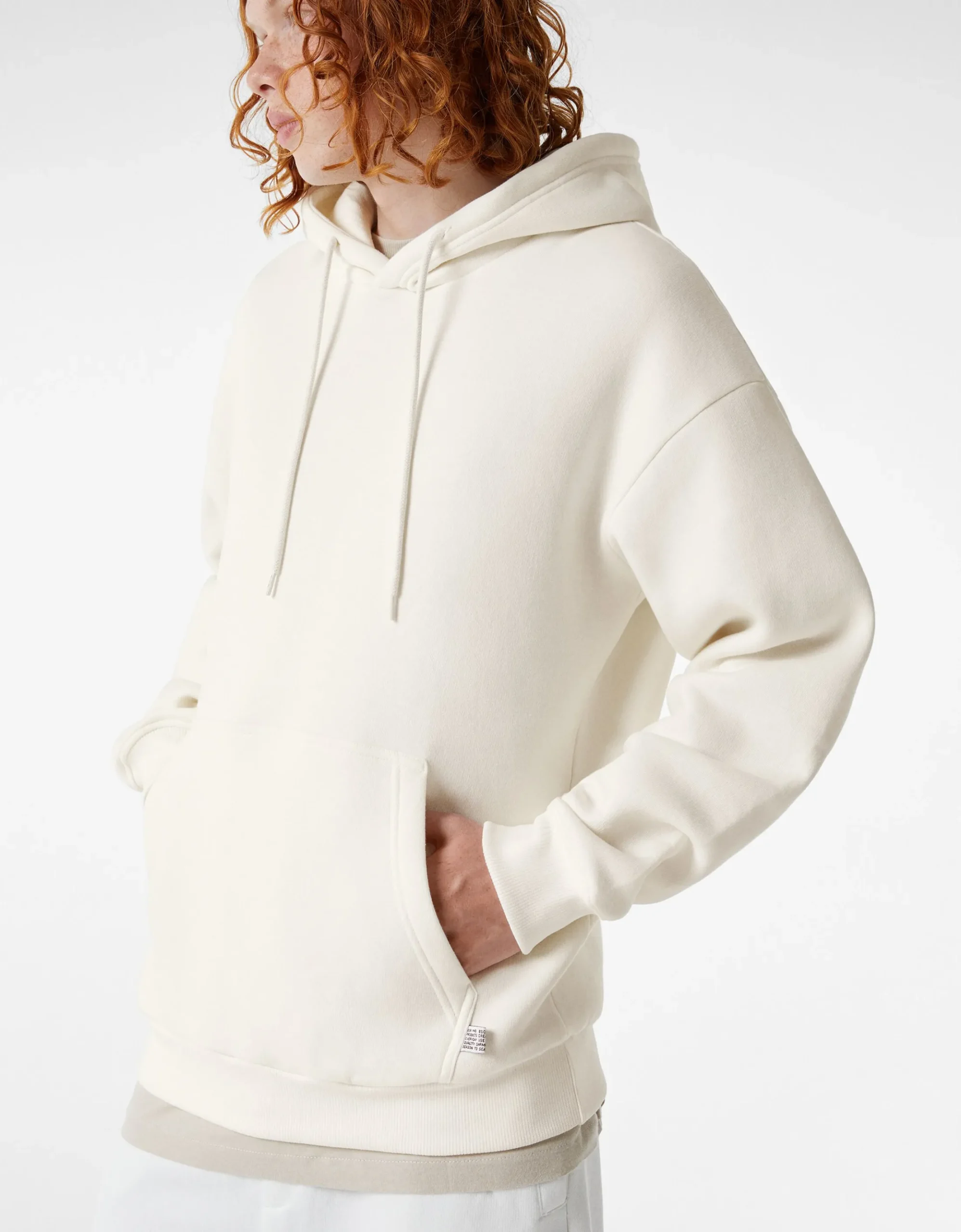 FEMME BERSHKA Personnalisables*Sweat capuche oversize