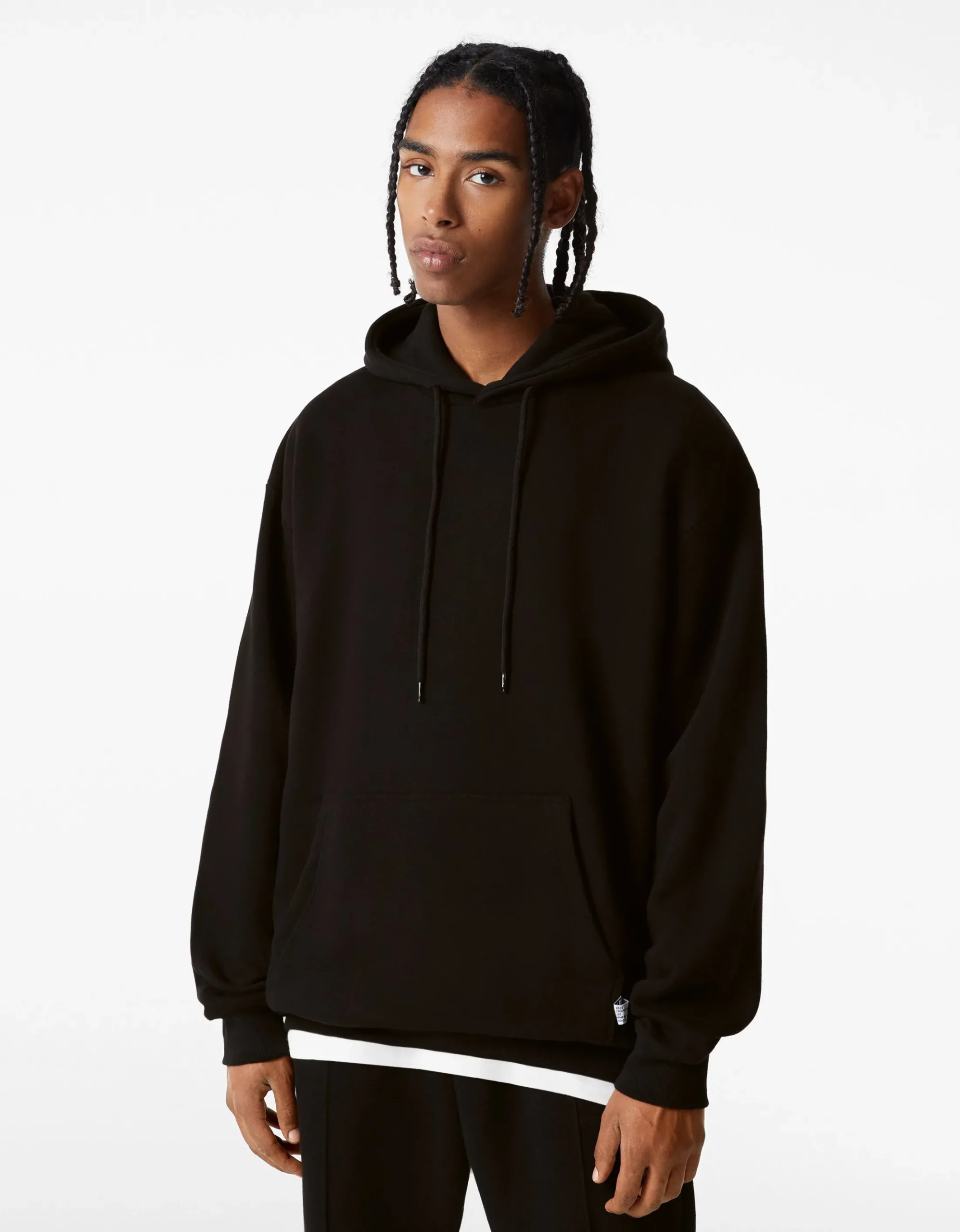 HOMME BERSHKA Vêtements*Sweat capuche oversize