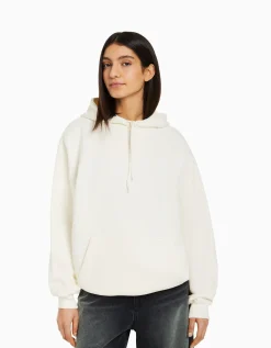 FEMME BERSHKA Personnalisables*Sweat capuche oversize