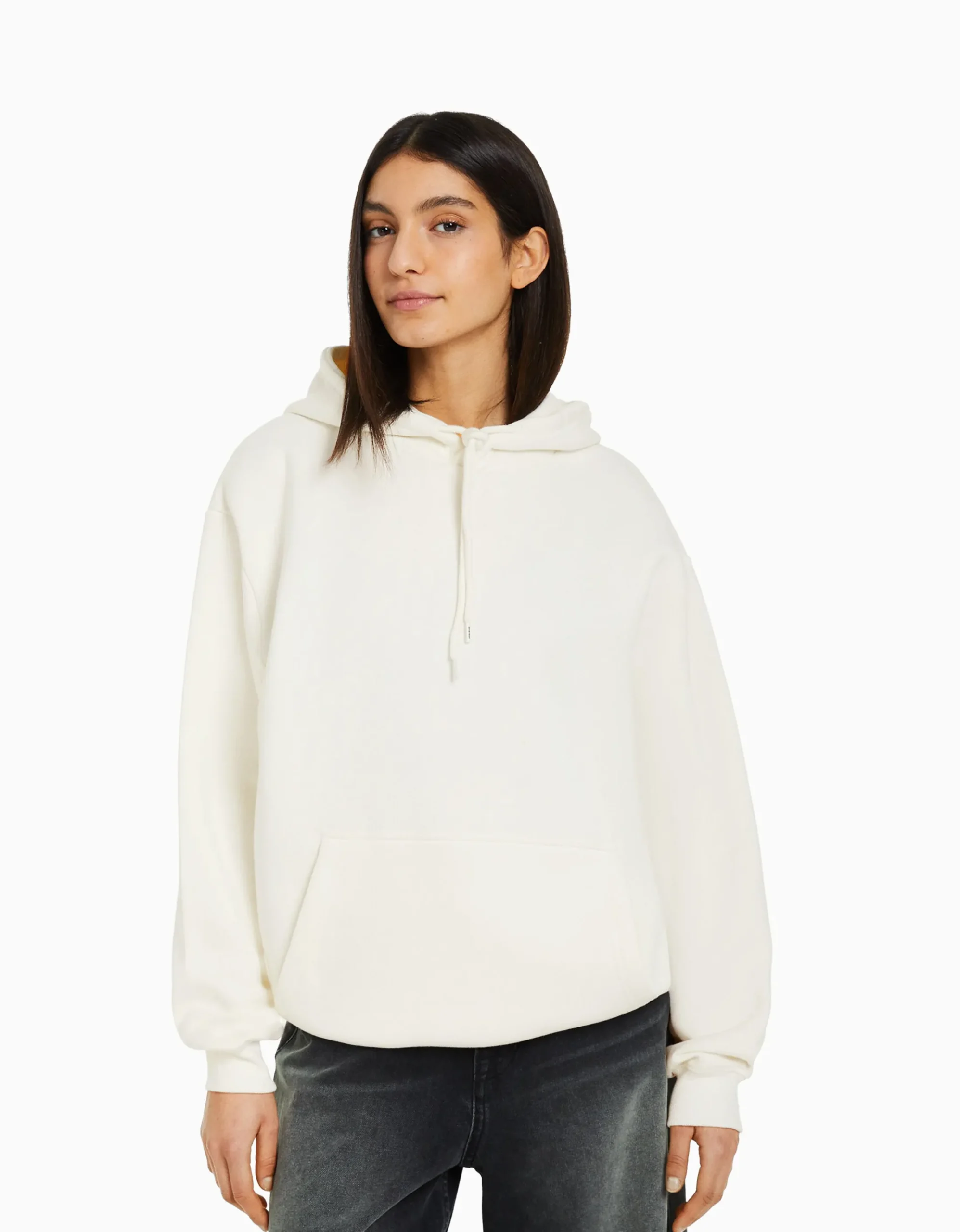 FEMME BERSHKA Personnalisables*Sweat capuche oversize