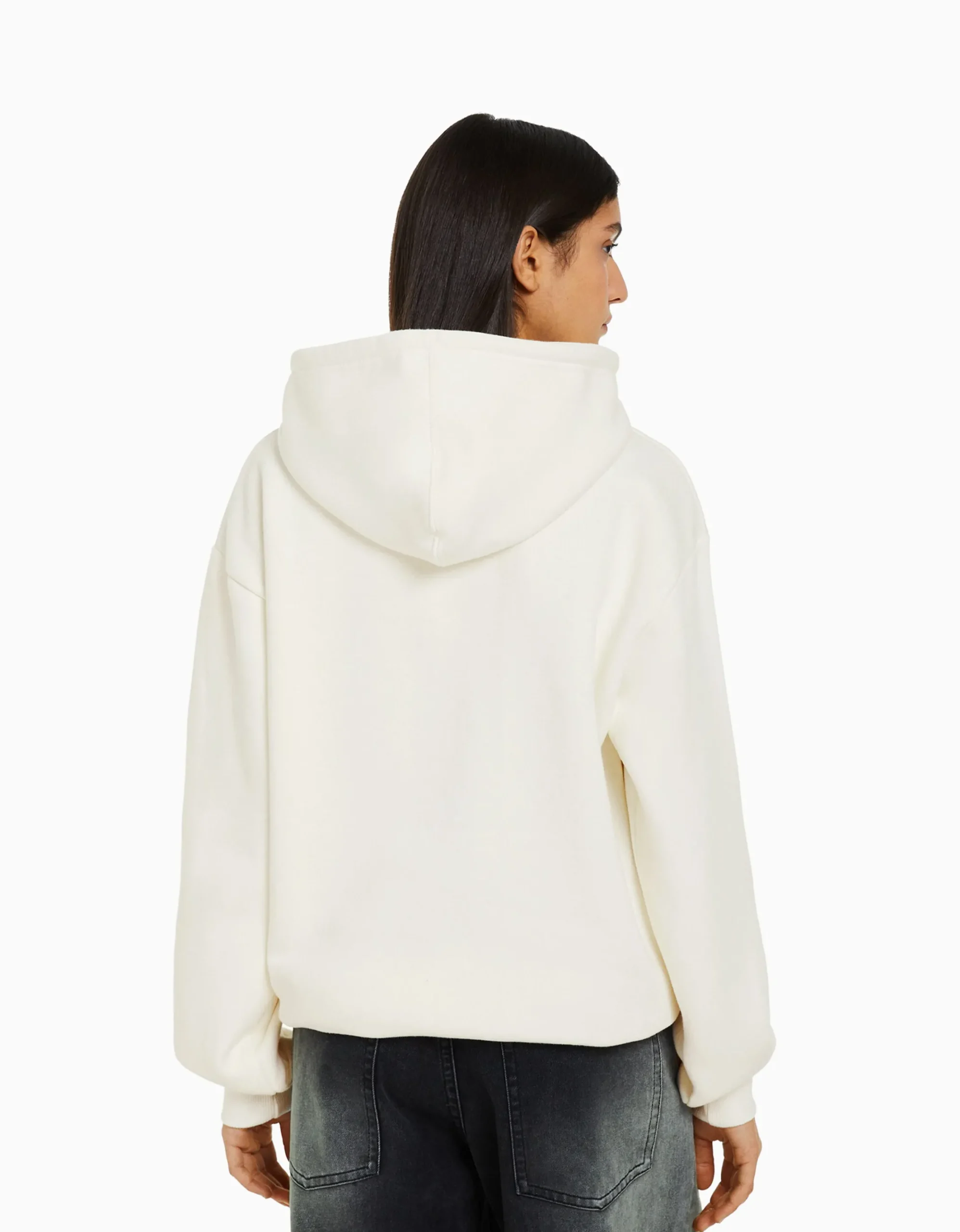 FEMME BERSHKA Personnalisables*Sweat capuche oversize