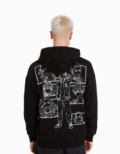 HOMME BERSHKA Collaborations®*Sweat capuche petites oreilles TOKYO REVENGERS