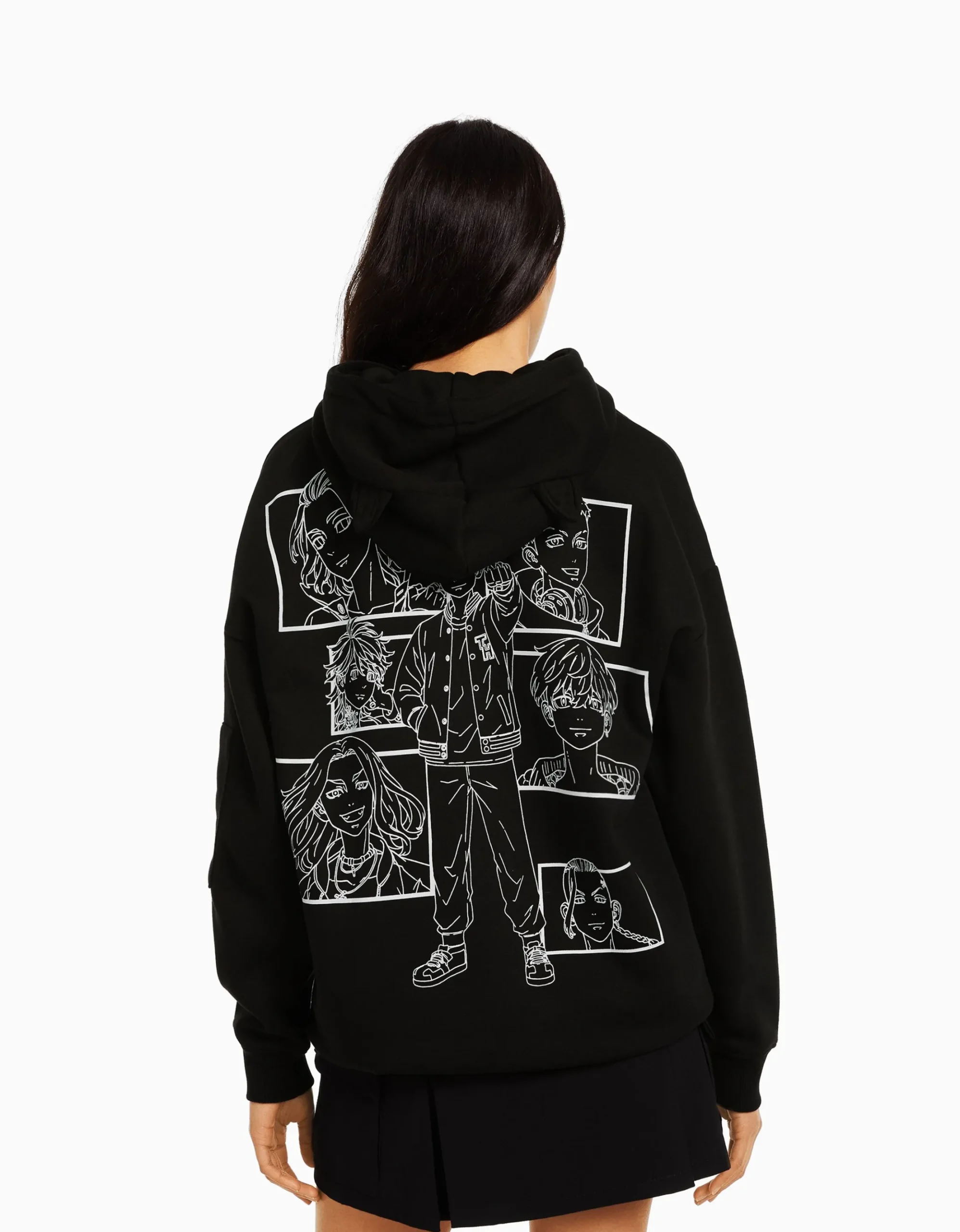 FEMME BERSHKA Vêtements*Sweat capuche petites oreilles TOKYO REVENGERS