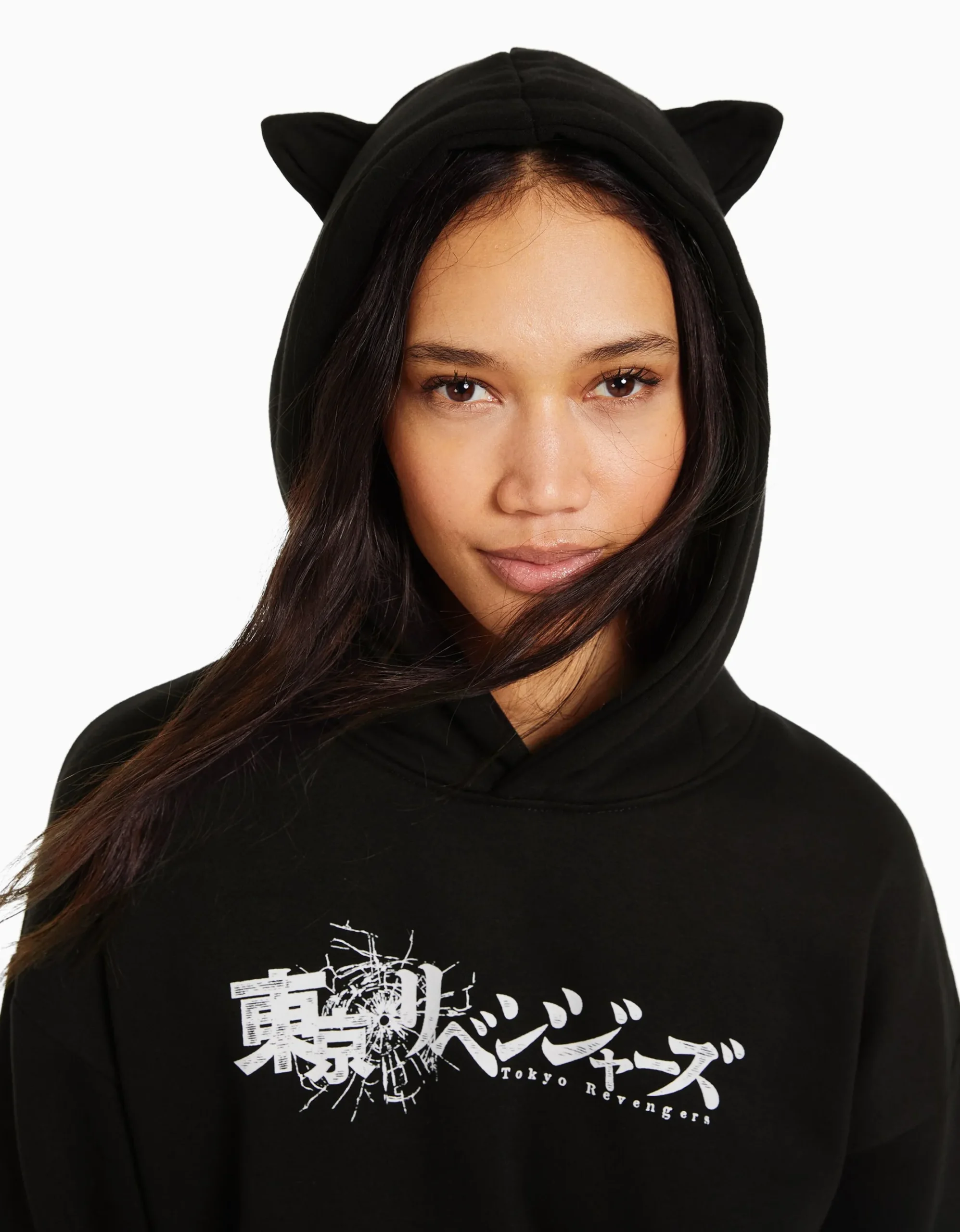 FEMME BERSHKA Vêtements*Sweat capuche petites oreilles TOKYO REVENGERS