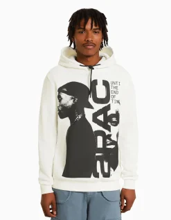 HOMME BERSHKA Vêtements*Sweat capuche Tupac