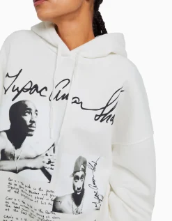 FEMME BERSHKA Sweats*Sweat capuche Tupac