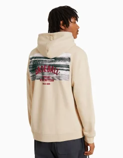 HOMME BERSHKA Vêtements*Sweat capuche varsity