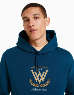 HOMME BERSHKA Vêtements*Sweat capuche varsity