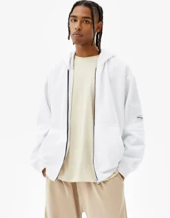 HOMME BERSHKA Sweats et maille*Sweat capuche zippé