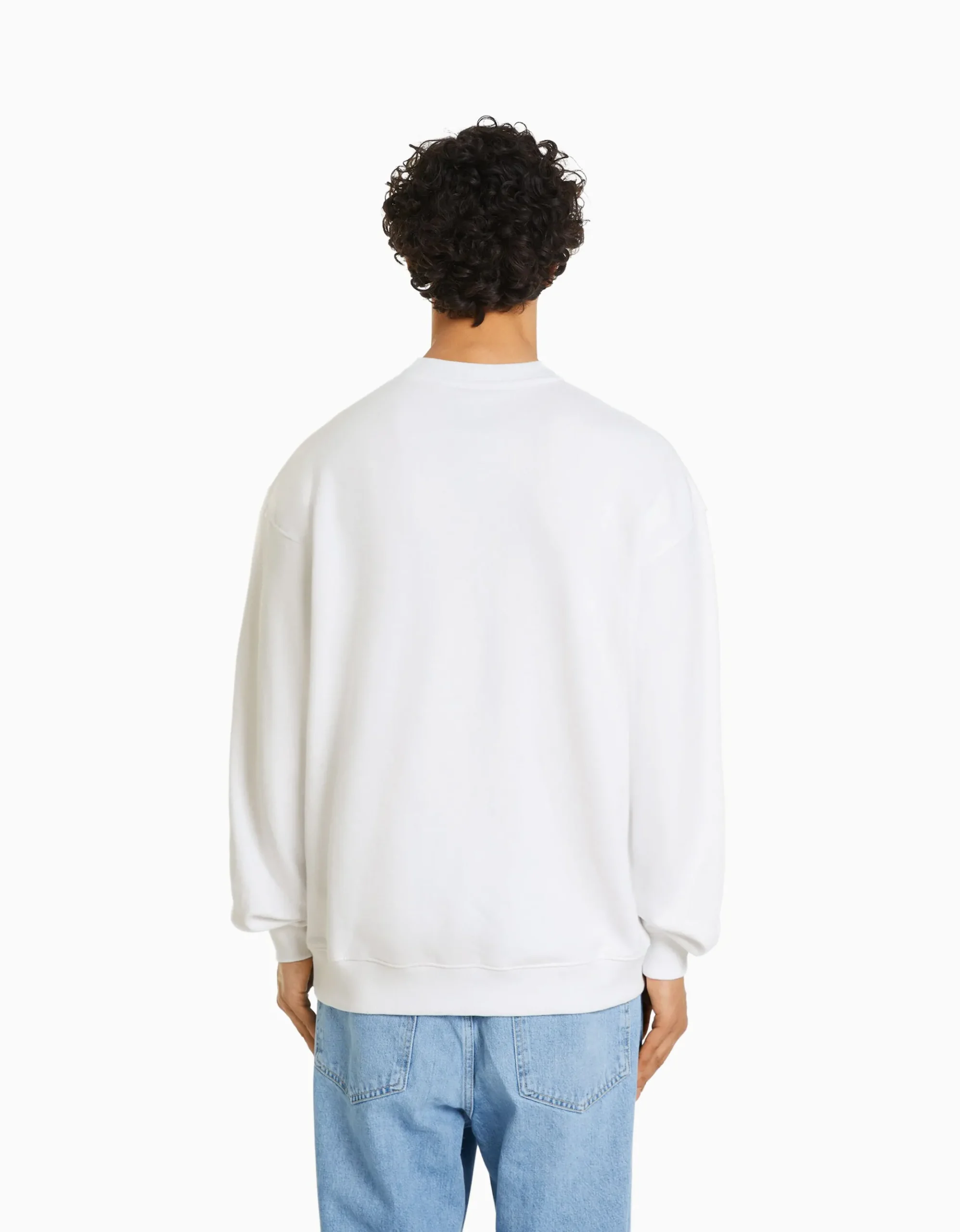 FEMME BERSHKA Personnalisables*Sweat col rond