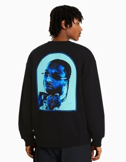 HOMME BERSHKA Chaussures*Sweat col rond Pop Smoke