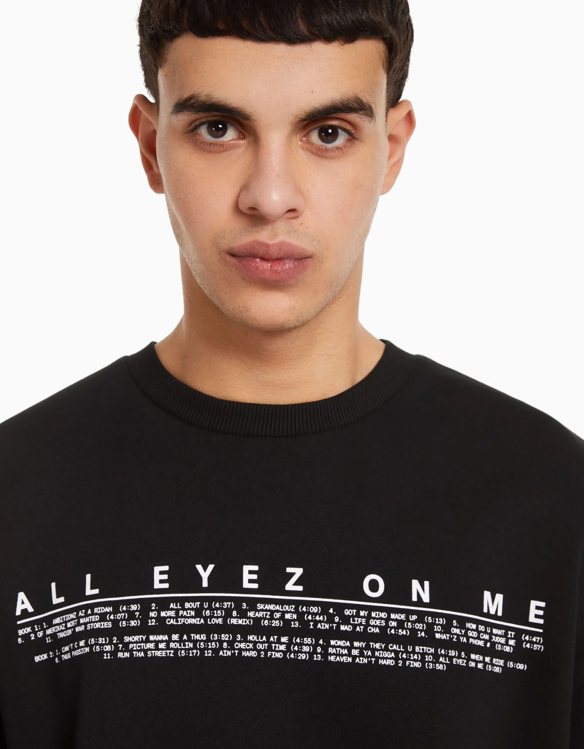 HOMME BERSHKA Vêtements*Sweat col rond Tupac