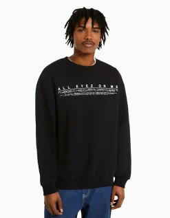 HOMME BERSHKA Vêtements*Sweat col rond Tupac