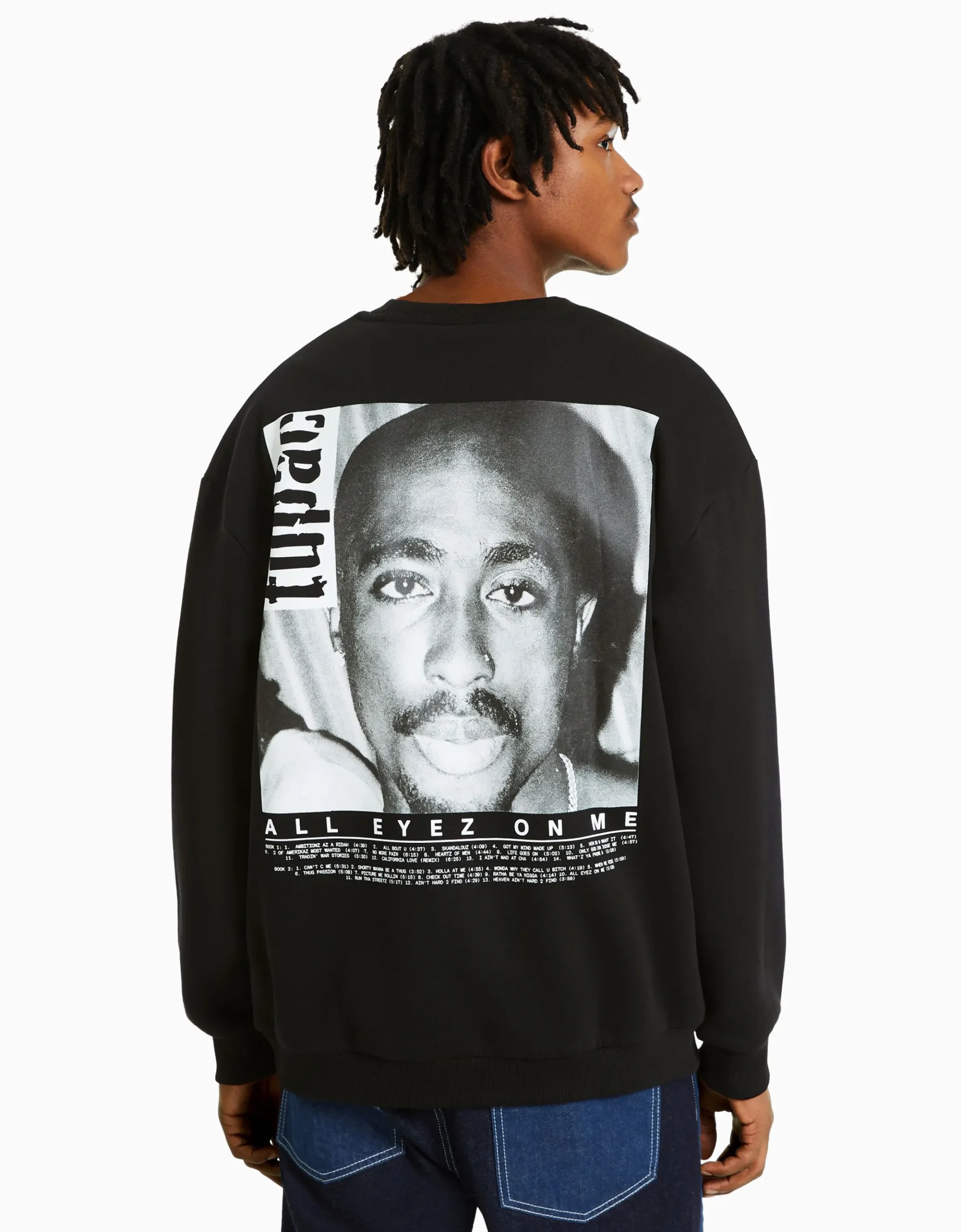 HOMME BERSHKA Vêtements*Sweat col rond Tupac
