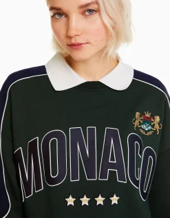 FEMME BERSHKA Vêtements*Sweat imprimé