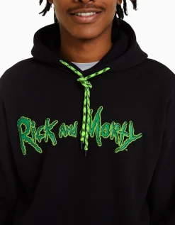 HOMME BERSHKA Vêtements*Sweat imprimé Rick et Morty