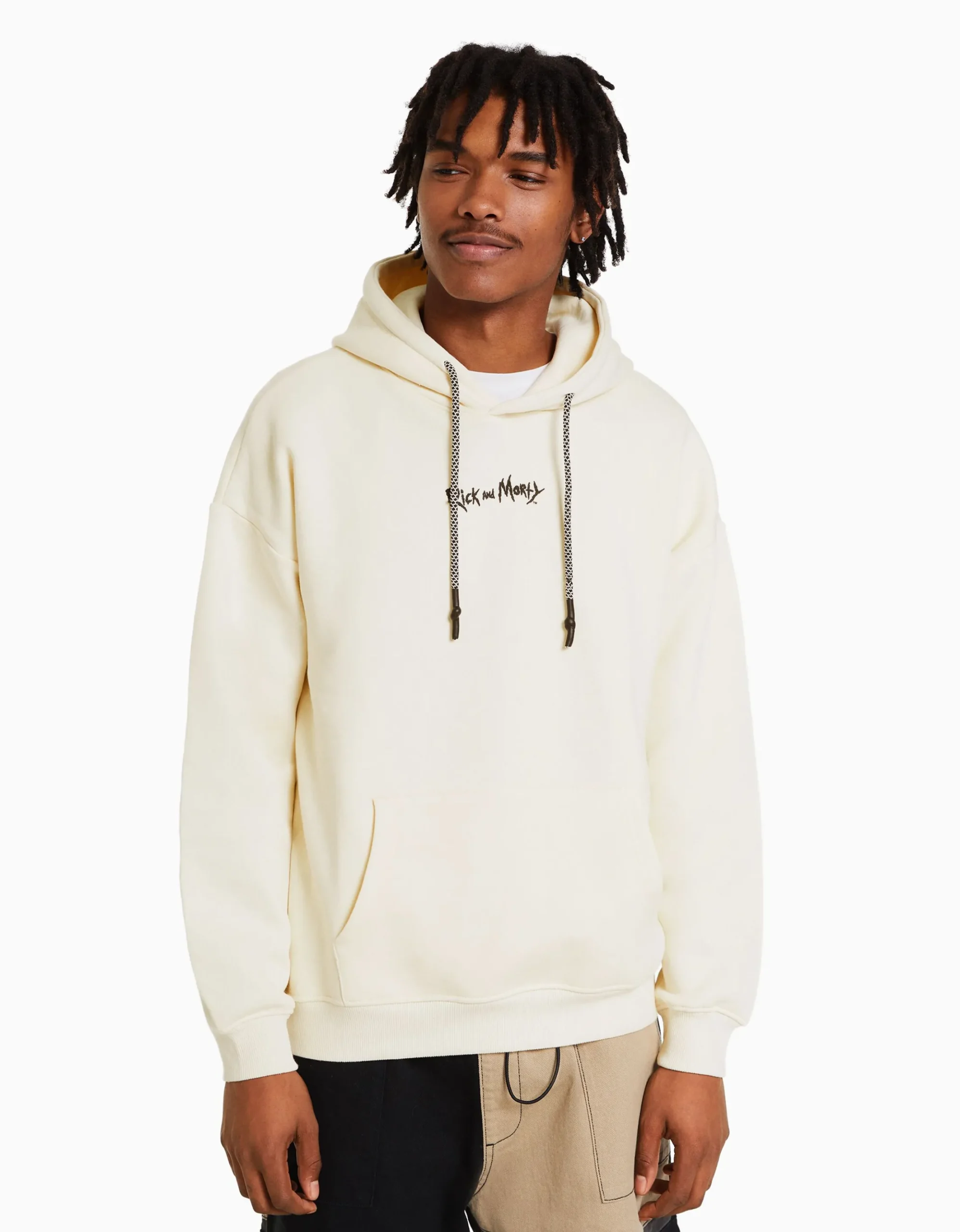 HOMME BERSHKA Vêtements*Sweat imprimé Rick et Morty