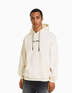 HOMME BERSHKA Vêtements*Sweat imprimé Rick et Morty