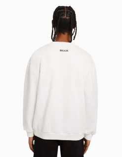 HOMME BERSHKA Sweats*Sweat imprimé The Notorious B.I.G.