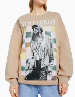FEMME BERSHKA Sweats*Sweat Kurt Cobain