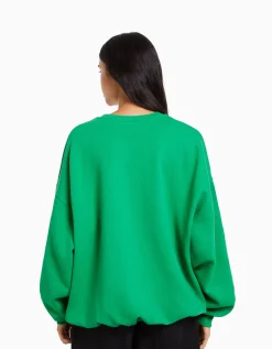 FEMME BERSHKA Sweats*Sweat manches longues imprimé
