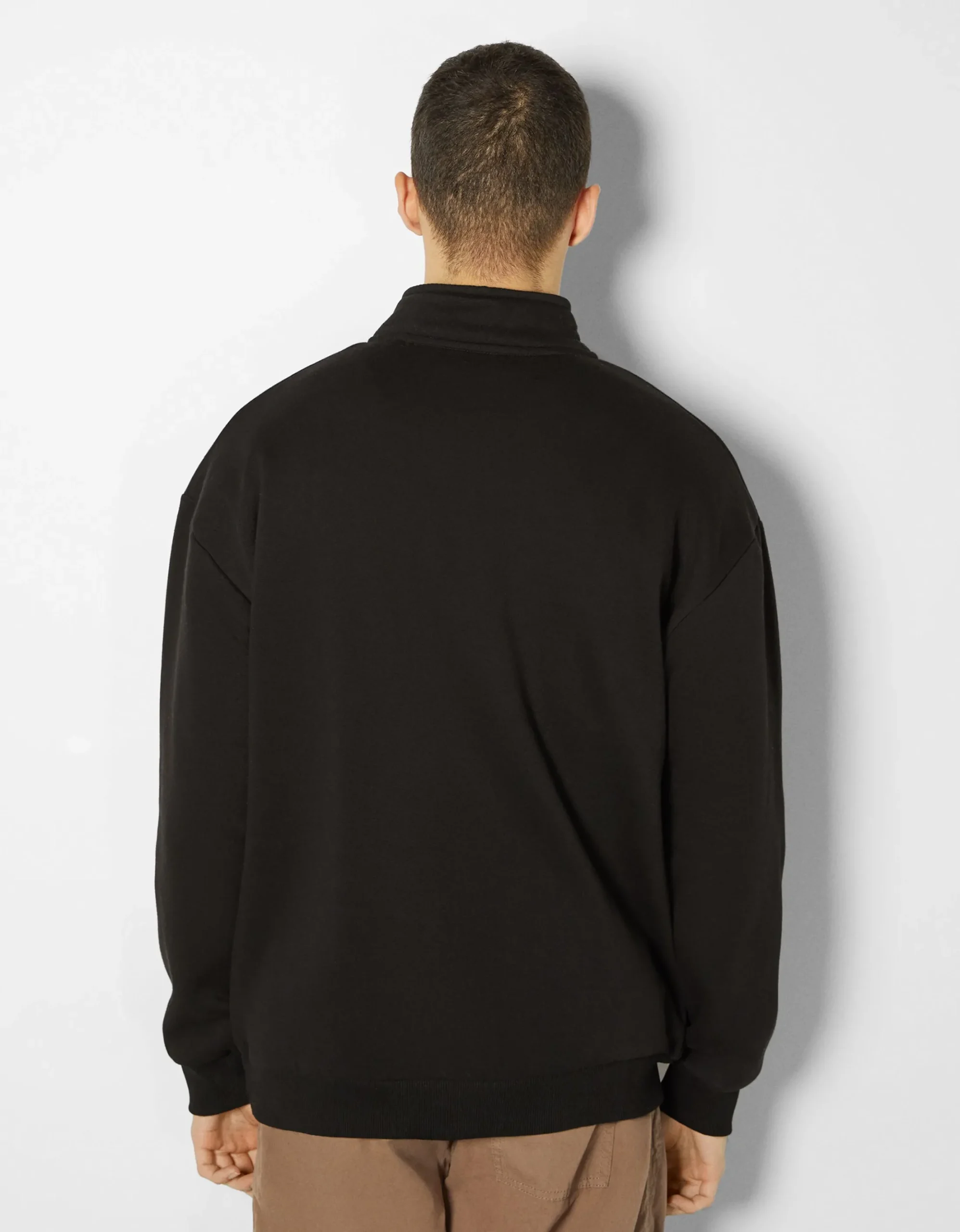 HOMME BERSHKA Sweats*Sweat oversize col montant