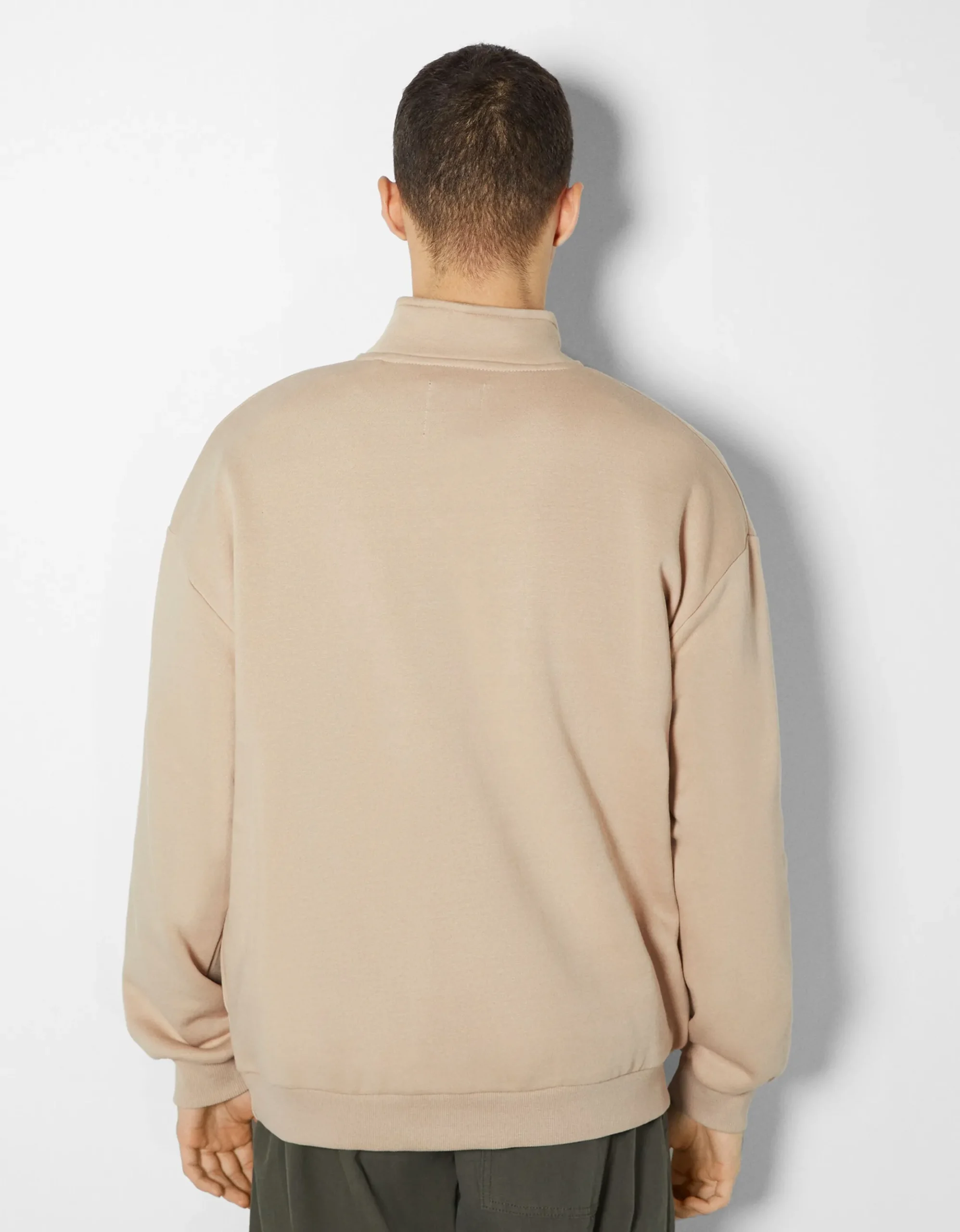 HOMME BERSHKA Sweats*Sweat oversize col montant