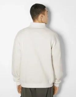 HOMME BERSHKA Sweats*Sweat oversize col montant