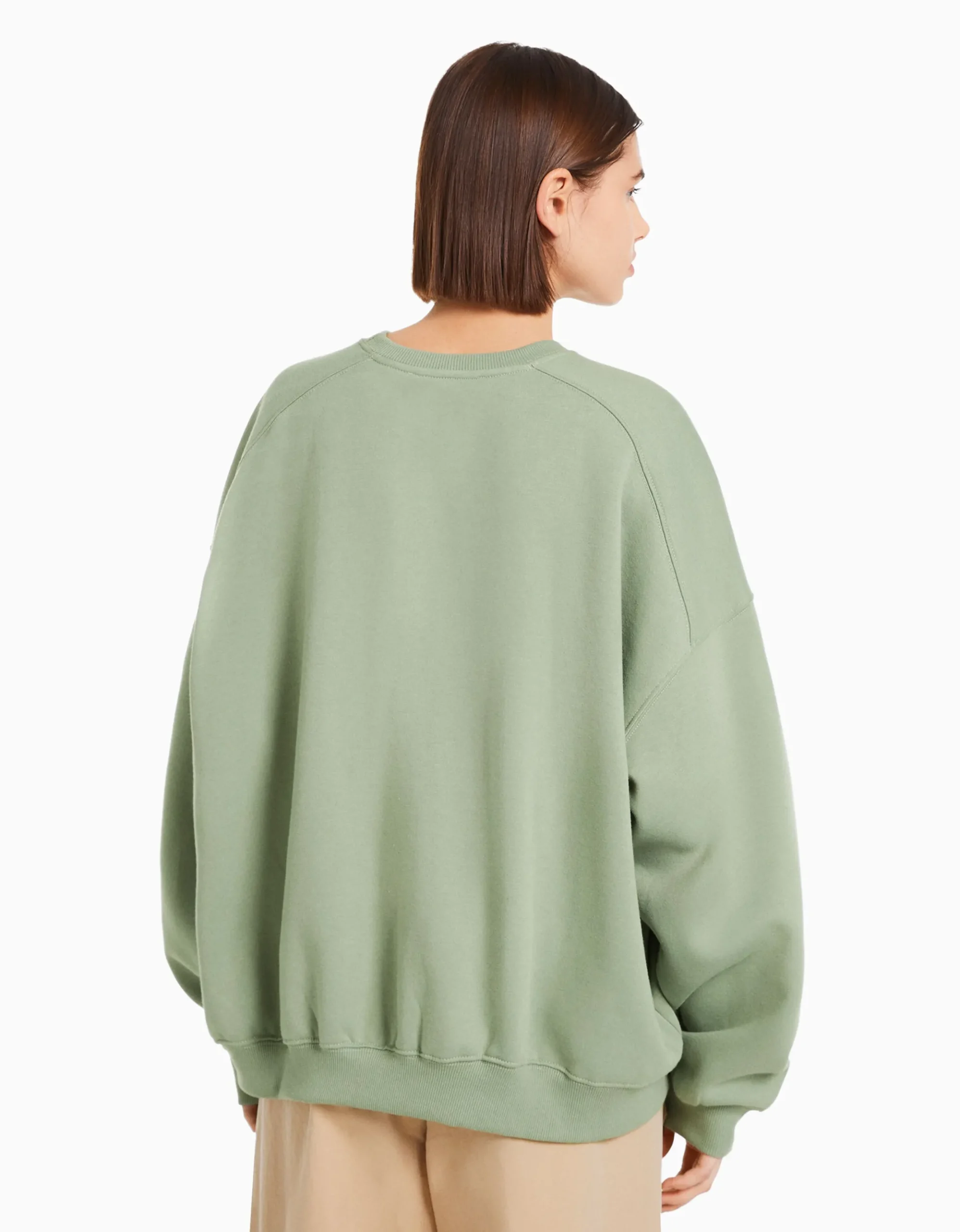 FEMME BERSHKA Survêtement*Sweat oversize col rond