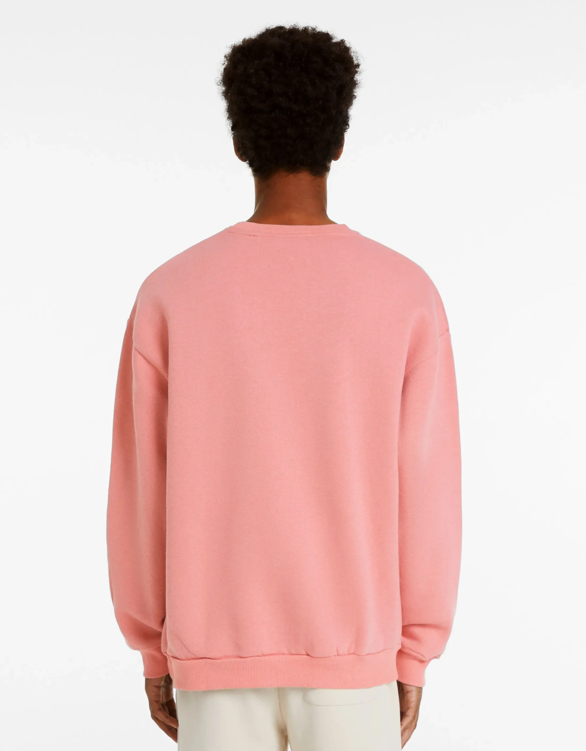HOMME BERSHKA Vêtements*Sweat oversize col rond