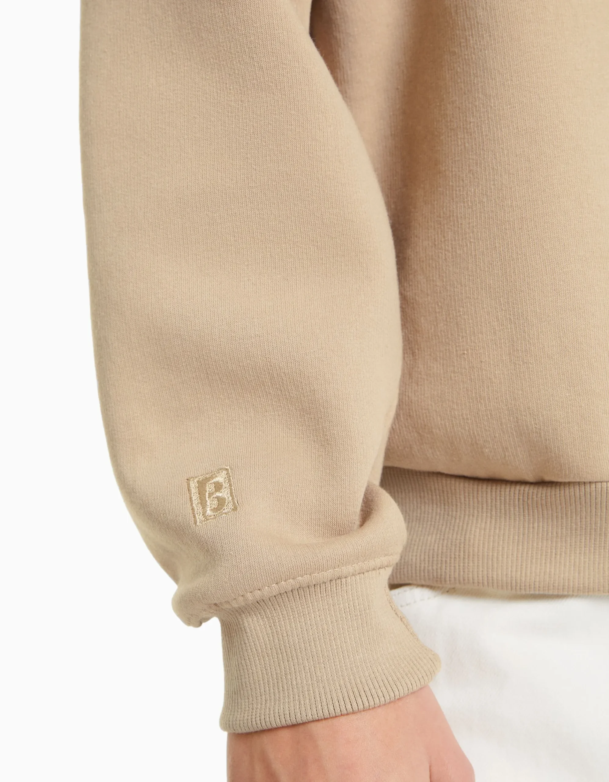 HOMME BERSHKA Vêtements*Sweat oversize col rond