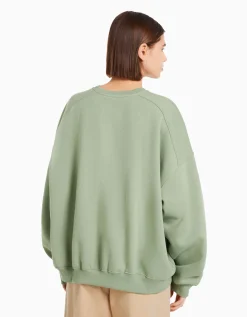 FEMME BERSHKA Survêtement*Sweat oversize col rond