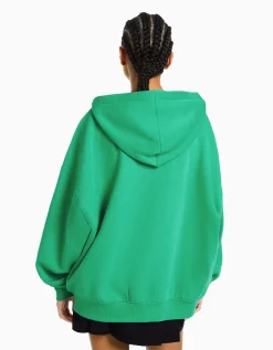 FEMME BERSHKA Sweats*Sweat zippé capuche oversize