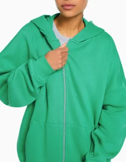 FEMME BERSHKA Sweats*Sweat zippé capuche oversize