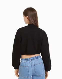 FEMME BERSHKA Sweats*Sweat zippé print