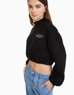 FEMME BERSHKA Sweats*Sweat zippé print