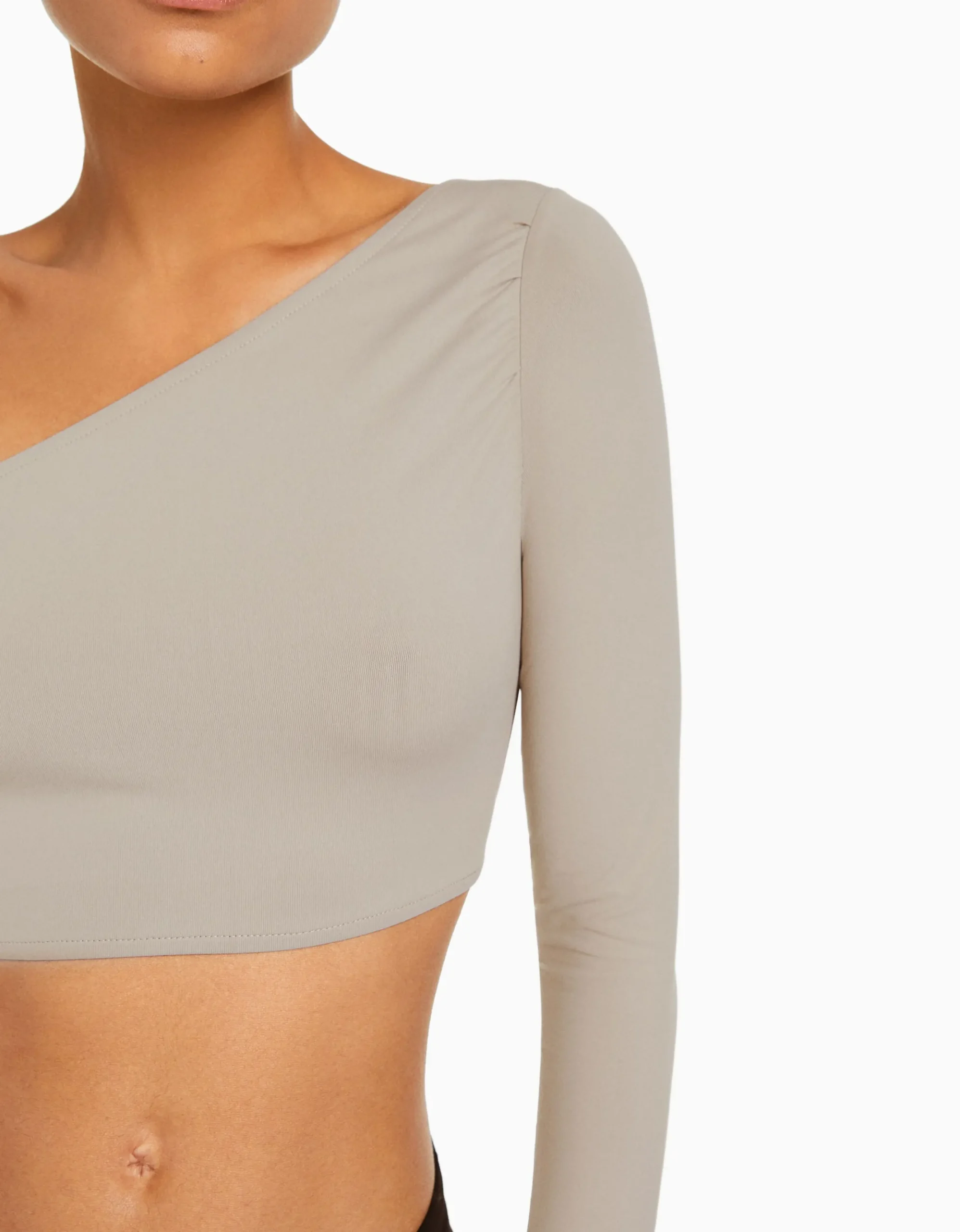 FEMME BERSHKA Tee-shirts*Top asymétrique manche longue