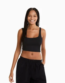 FEMME BERSHKA Tops et corsets*Top bretelles larges