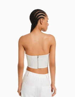 FEMME BERSHKA Vêtements*Top corset bandeau