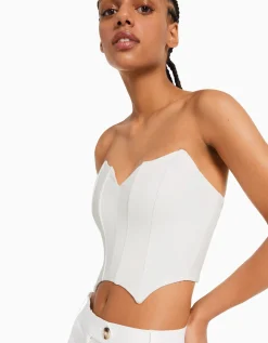 FEMME BERSHKA Vêtements*Top corset bandeau