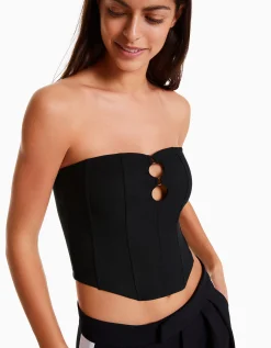 FEMME BERSHKA Vêtements*Top corset bandeau