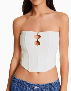 FEMME BERSHKA Vêtements*Top corset bandeau