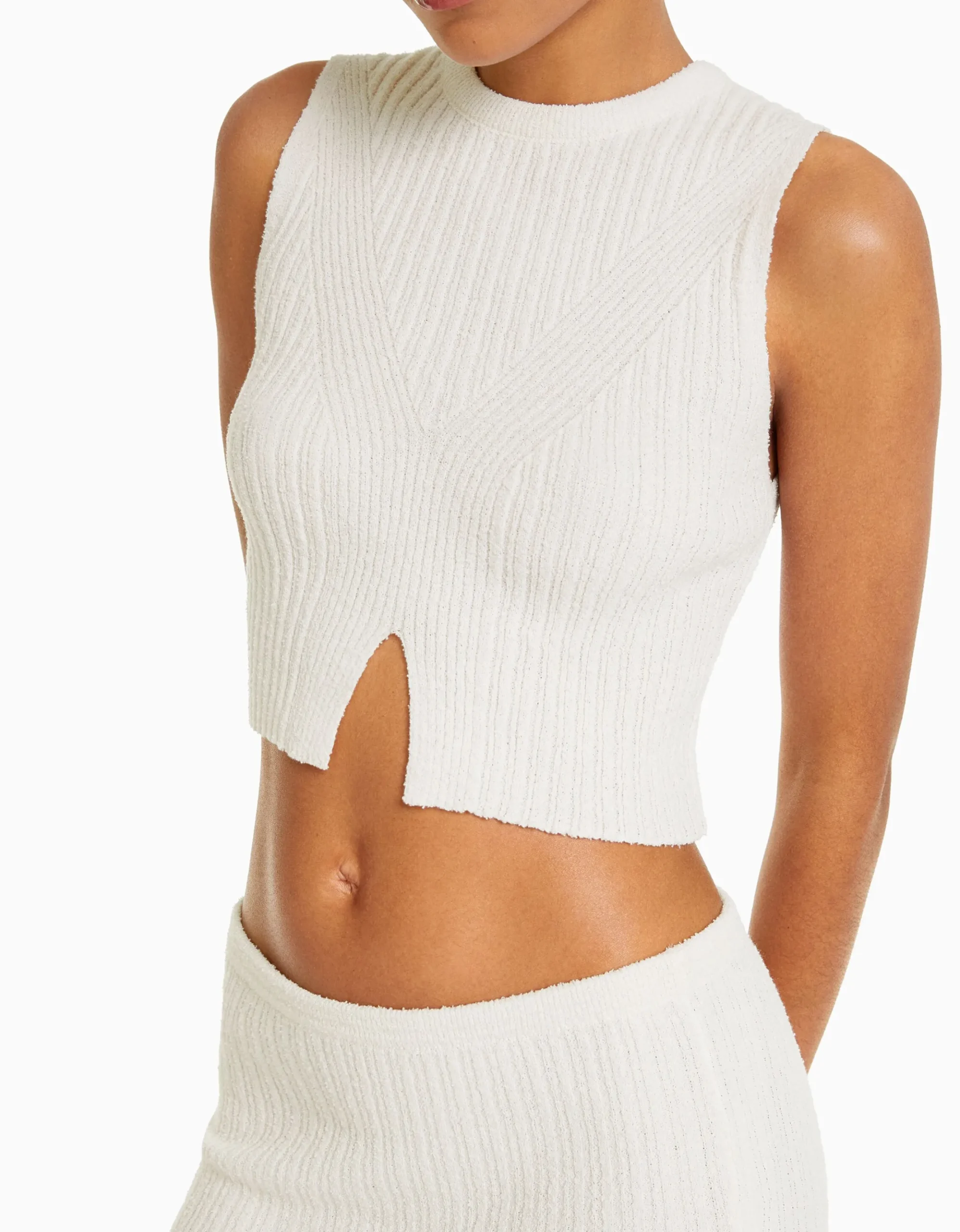 FEMME BERSHKA Vêtements*Top maille rustique