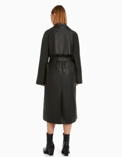 FEMME BERSHKA Party*Trench similicuir